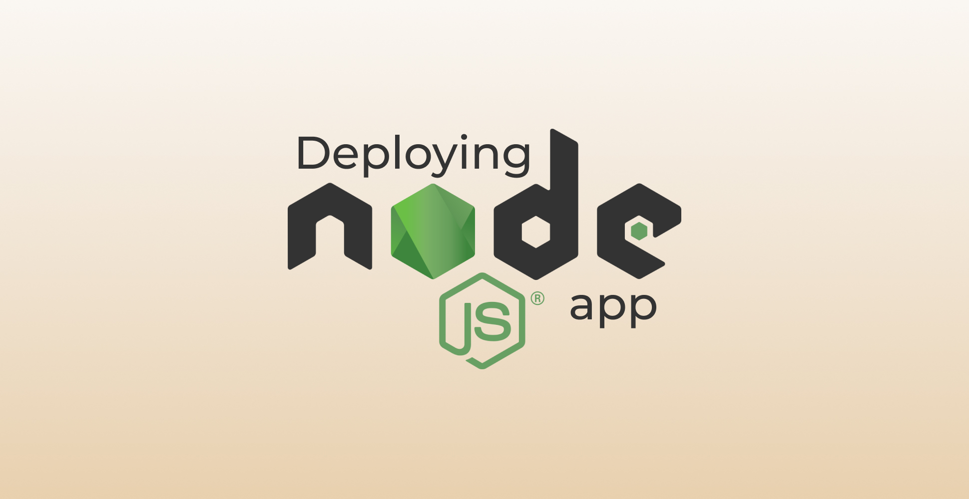 Deploying a NodeJS app